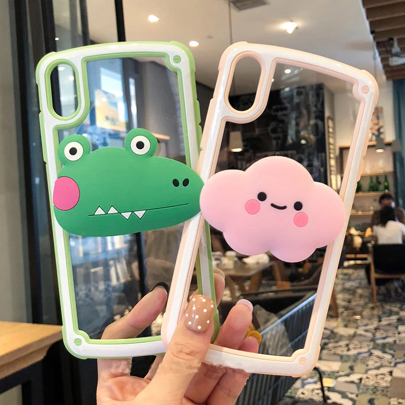 Чехол броня для iphone XS Max X XR чехол 7 8 Plus прозрачный противоударный жесткий Капа +