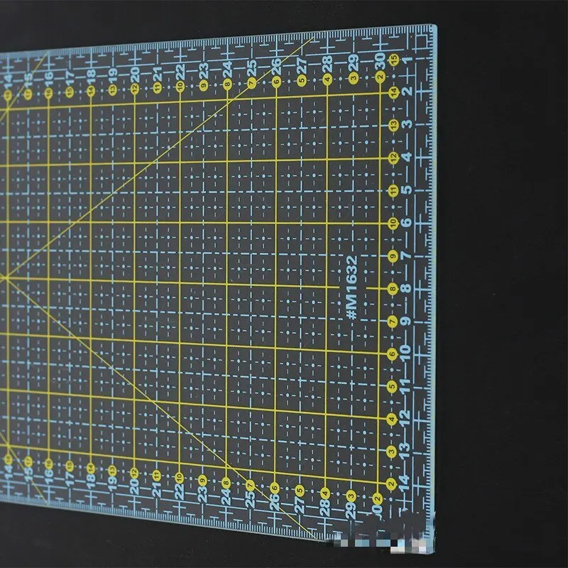 Профессиональный инструмент портного прямоугольной прозрачной акриловой