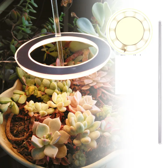 1pc Angel Ring Grow Light 5V USB Phytolamp For Plants Led Full Spectrum Growth Lighting Indoor Plant Succulents | Освещение