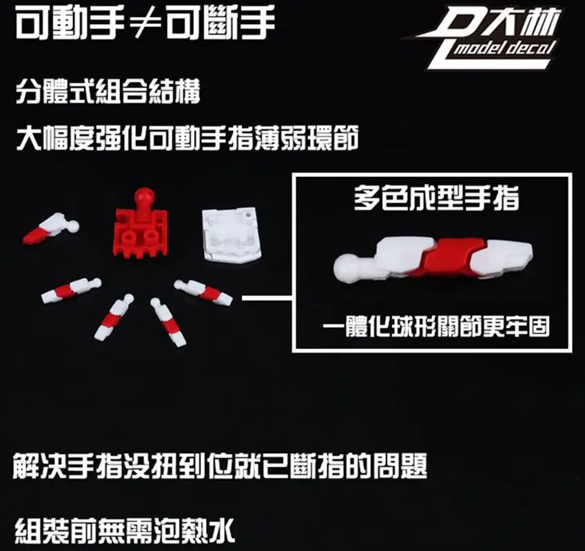 Dalin MG удобный полностью красный и синий единорог Heresy Kasha Gundam аксессуары для