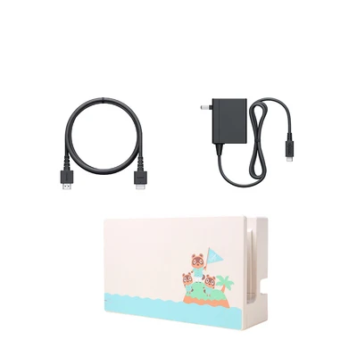 

Original Animal Crossing NS Switch Charging Dock HDMI TV Dock Charger Station Stand for Nintend Switch AC Adapter Original New