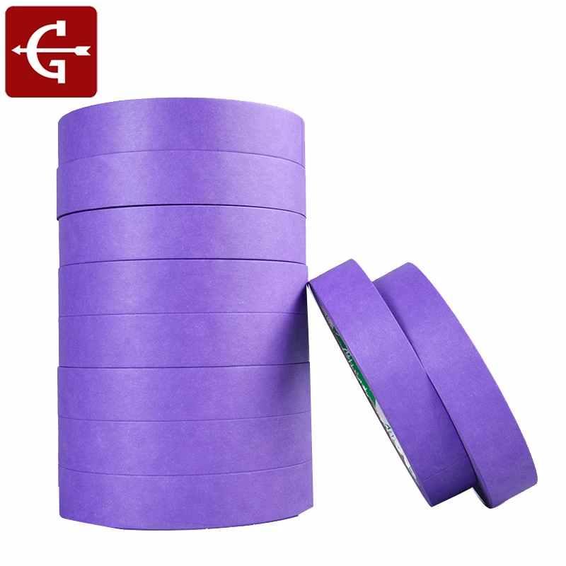 Маскировочная лента фиолетового цвета 25 м декоративная бумага для укрытия легко