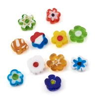 8mm handmade millefiori glass lampwork flower beads for jewelry making women diy bracelet earrings rings jewelry loose beads