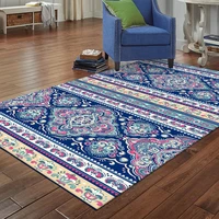 bohemian rug european style pastoral style floral morocco ethnic style carpet living room bedroom bed blanket bath mat