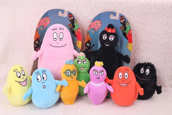 

9 шт. семейная плюшевая детская мягкая Набивная игрушка barbapпа, кукла-животное