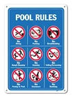 Знаки для бассейнов-знаки для бассейнов с рисунком-знаки винтажные металлические знаки дорожные знаки жестяные знаки декоративная табличка