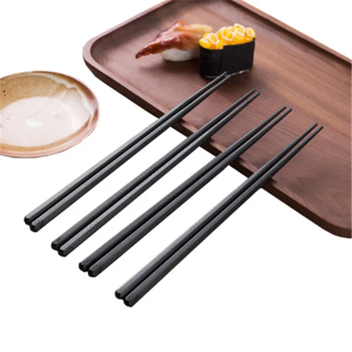 10 палочки для суши в Париже японские Искусственные черные Нескользящие