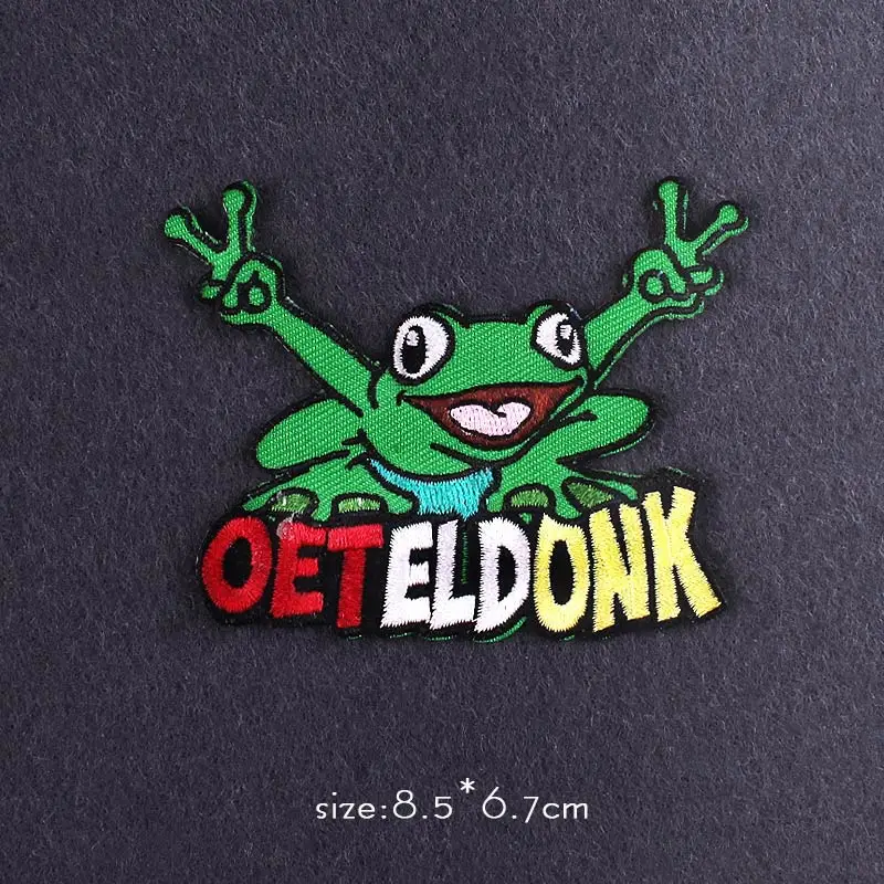 Патчи для вышивки Oeteldonk патчи утюга нашивки одежды Пепе патч вышитые наклейки на