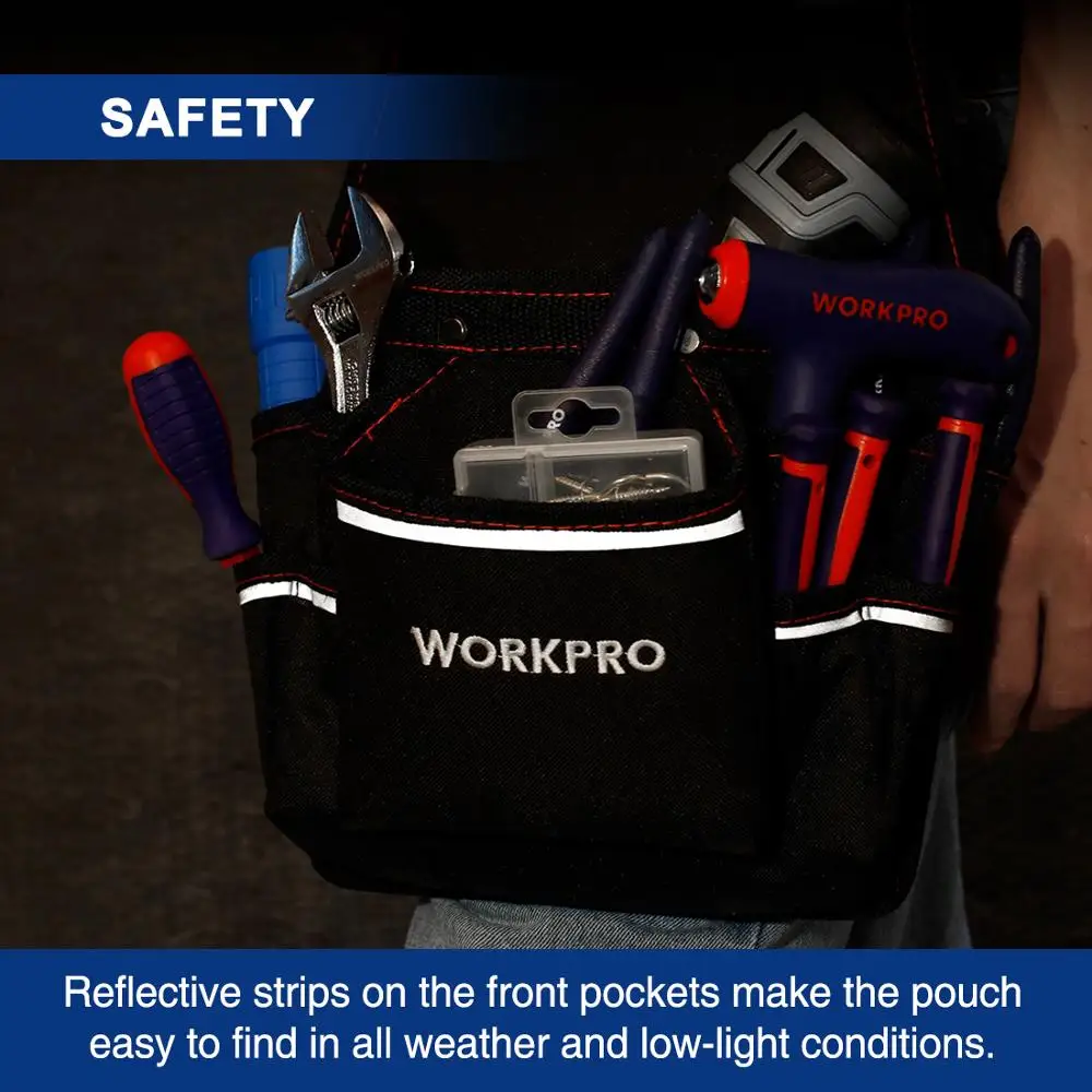 Сумка для инструментов WORKPRO электрика поясной кошелек универсальный держатель с