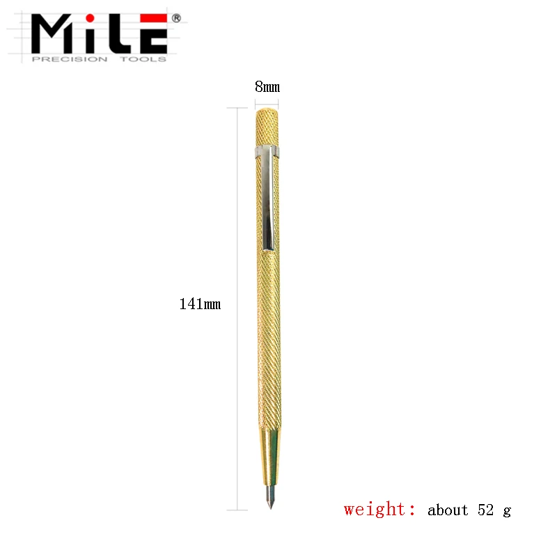 

MILE Professional Glass Cutting Pen Non-slip Metal Handle For Repairing Mobile Phone/Tablet Screen Glass Blasting And Cutting