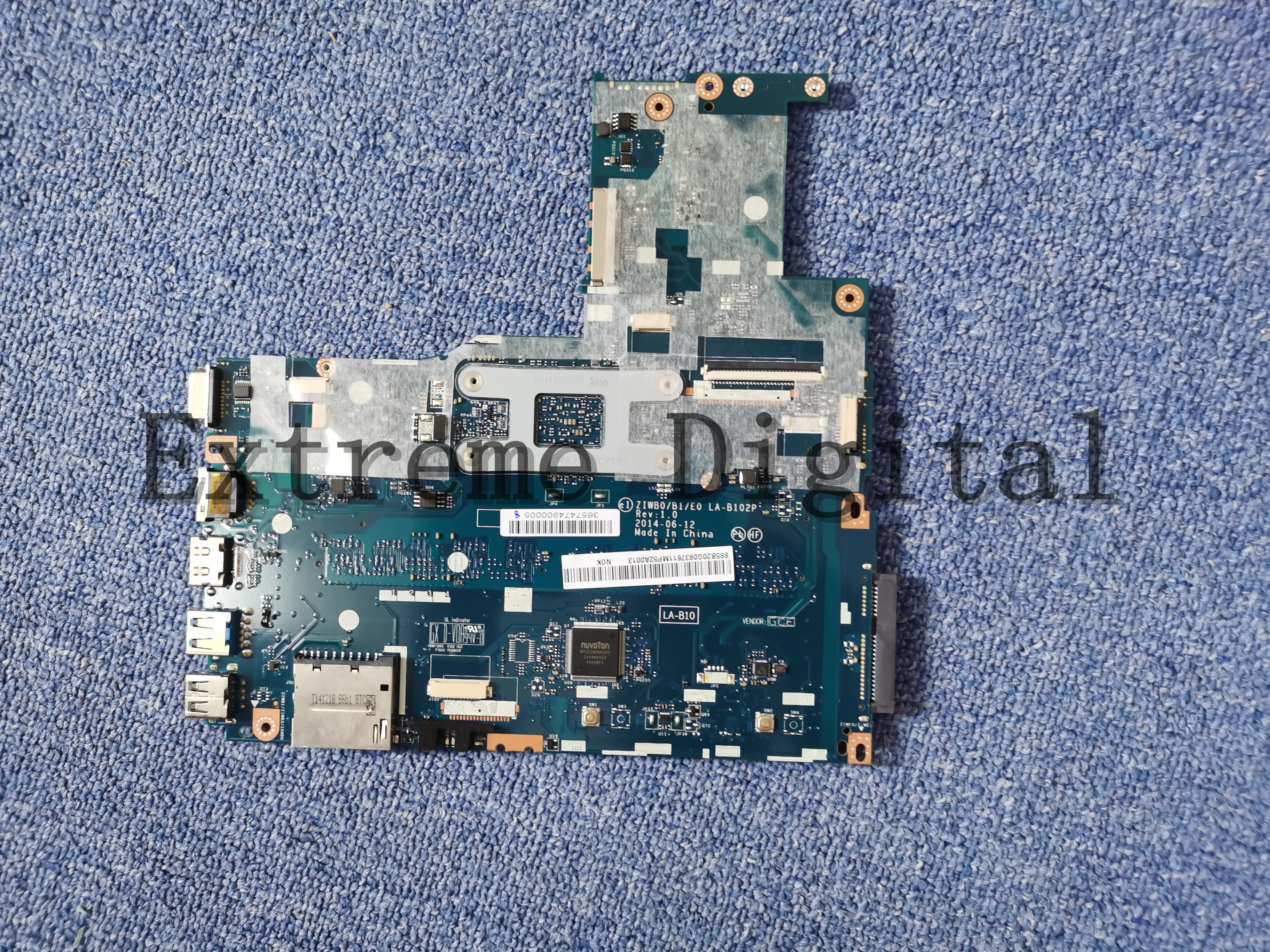 Материнская плата ZIWB0/B1/E0 LA-B102P для ноутбука lenovo b50-30 процессора intel N2830 N2840
