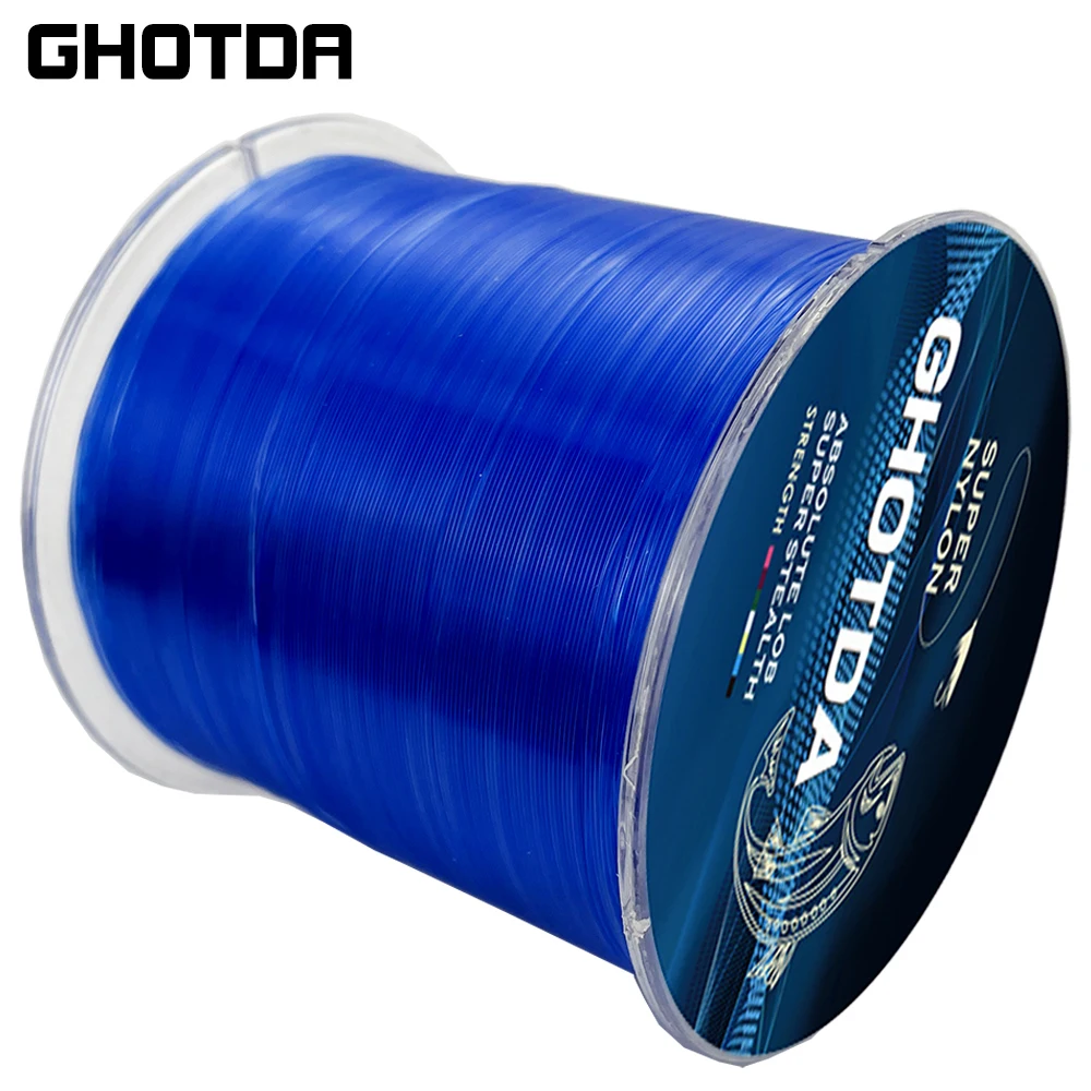 

Цветная прозрачная нейлоновая леска для подледной рыбалки, 500 м