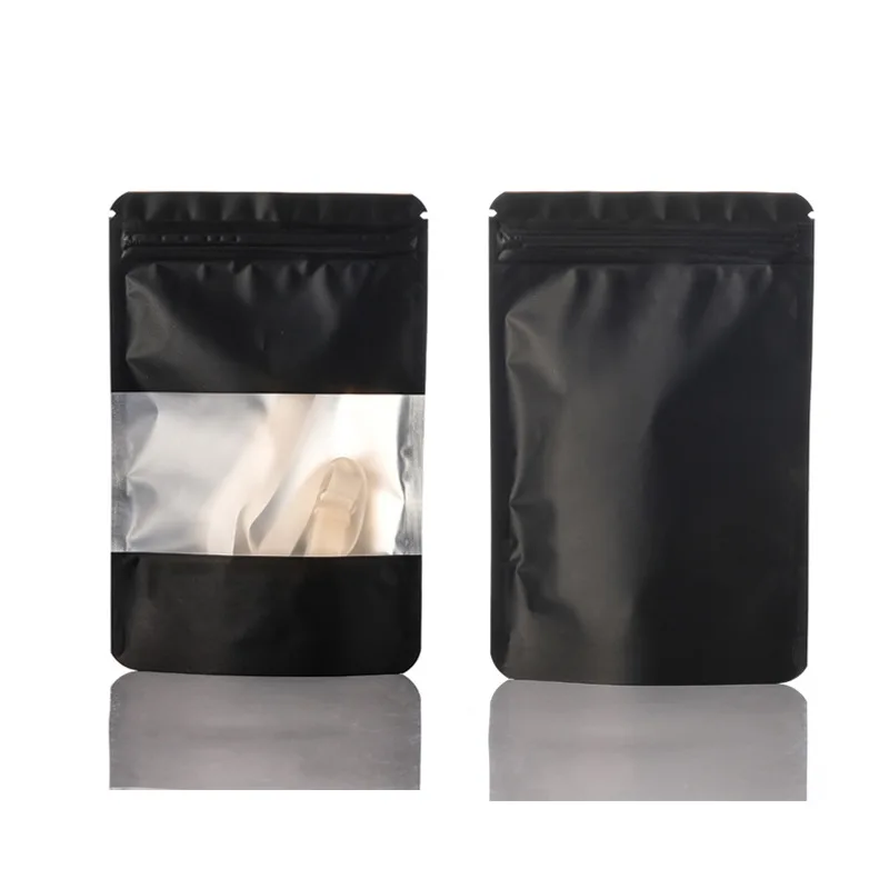100 шт 7 размеров стоячий мешок Ziplock цветные сумки из алюминиевой фольги