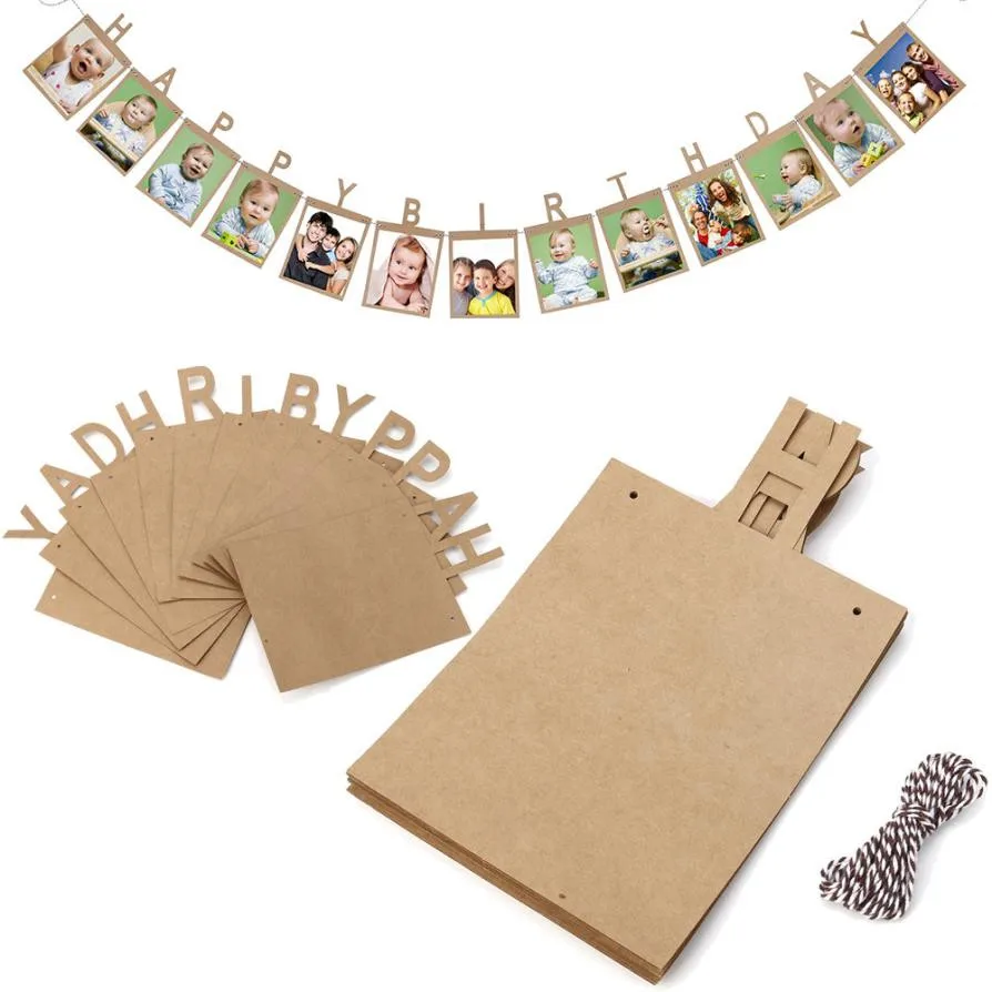 Зажимы для фотографий детские подарочные украшения на день рождения 1-12 месяцев