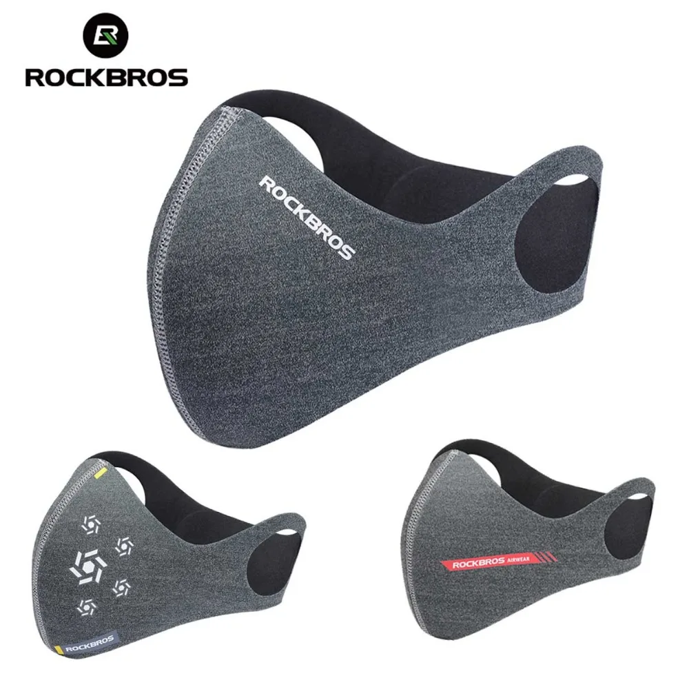ROCKBROS дышащая Половина маска для лица-пыль PM 2 5 защита велосипедная Маска