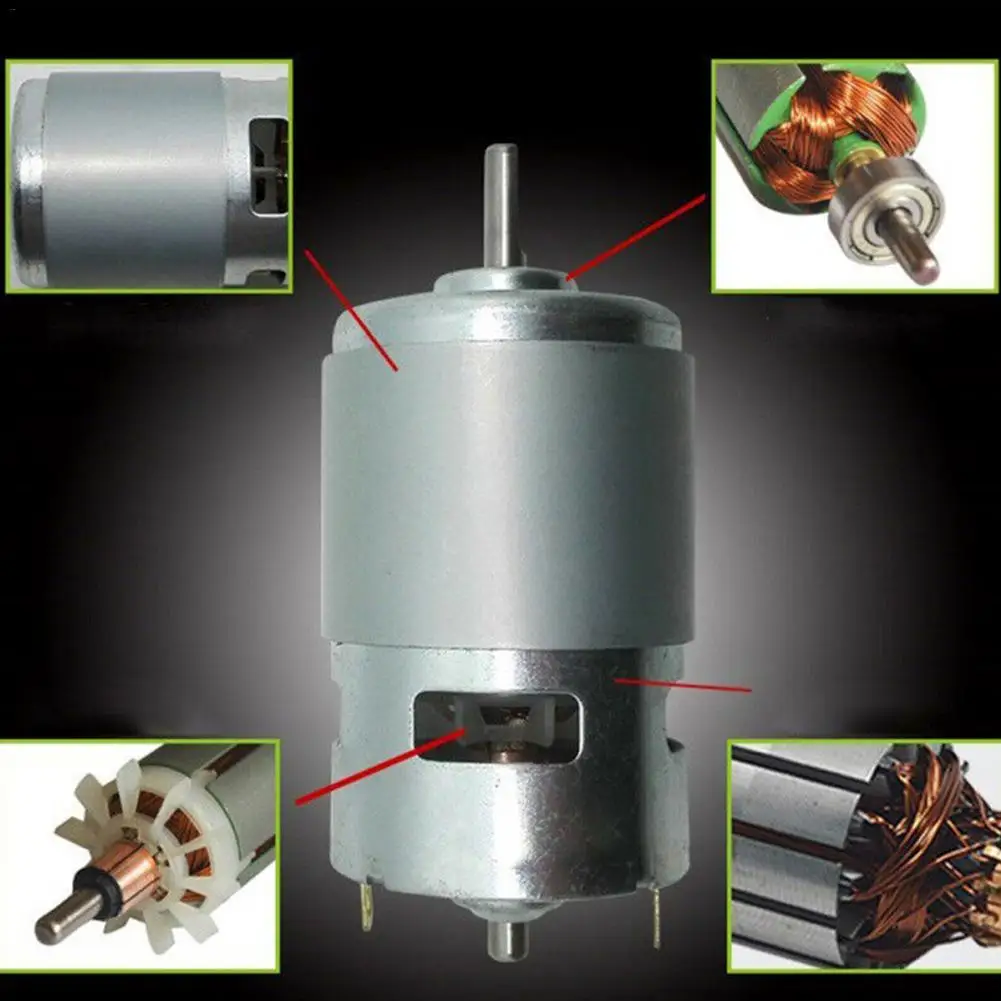 Высокомощный мощный электродвигатель с большим крутящим моментом 12 В 12000 А 10000/6000