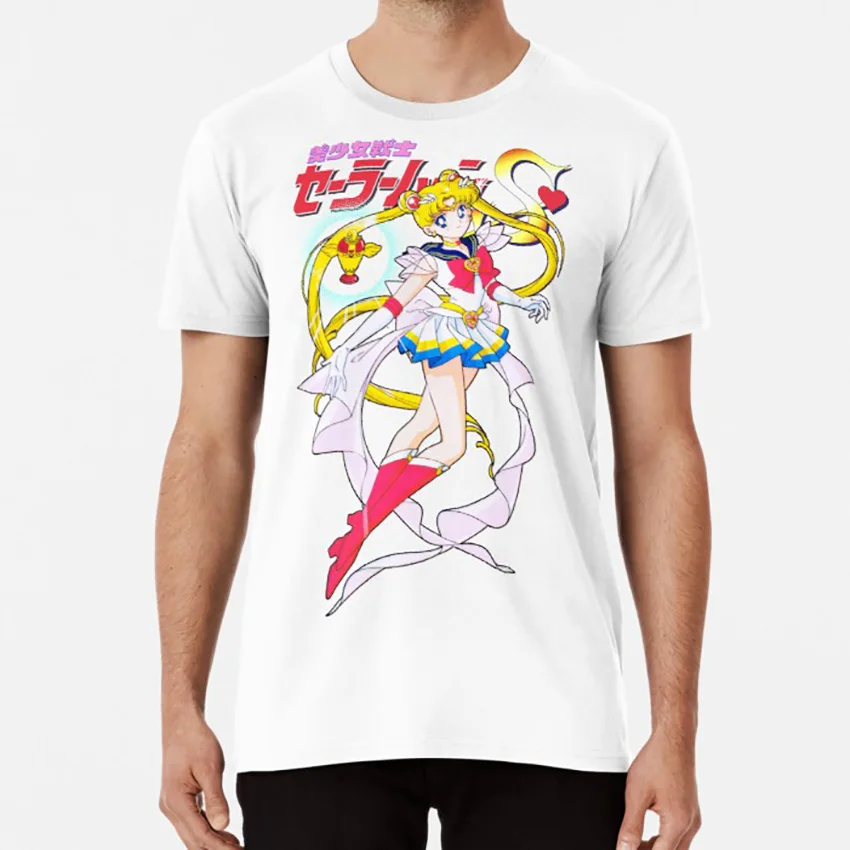 Супер Сейлор Мун футболка sailormoon Аниме Манга|Мужские футболки| |