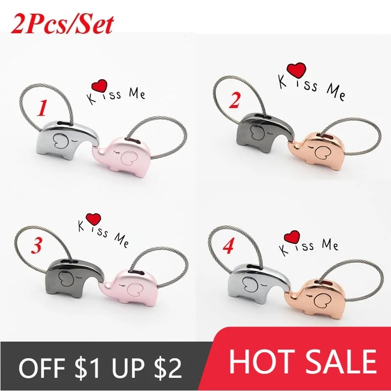 2 шт./компл. пара брелок в форме слона игрушки идея подарок для детей друзья