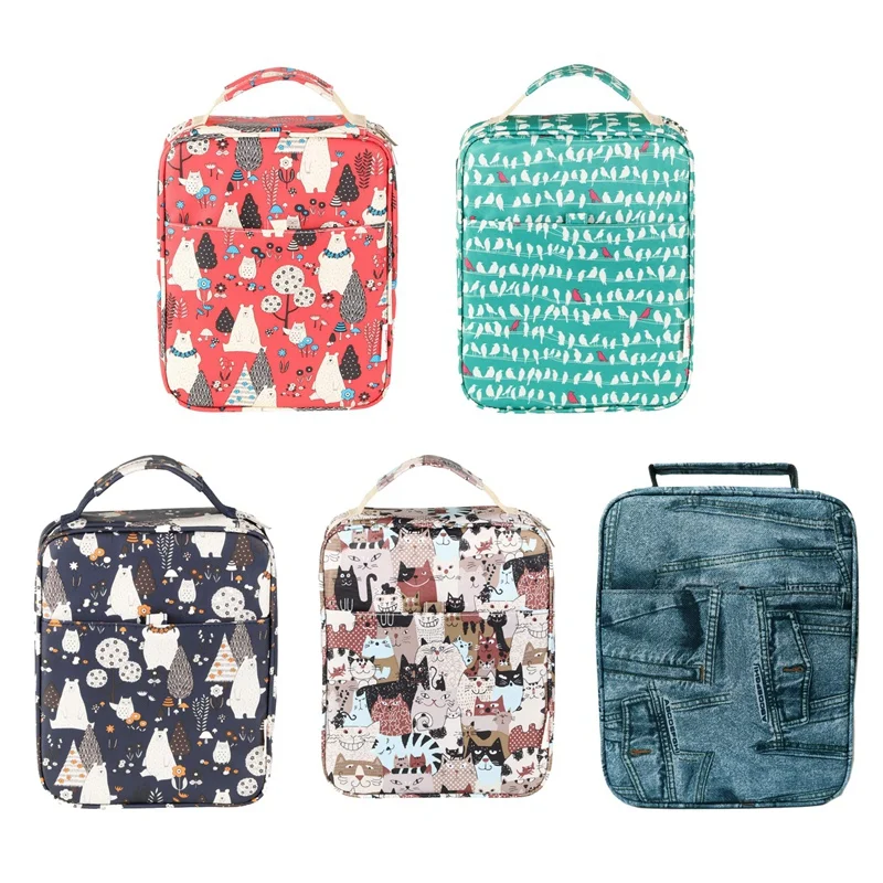 

Large Capacity Coloured Pencils Case for 150 Pencils Pen Markers Multi-Layer Pen Holder Bag for Stationery Organization School A