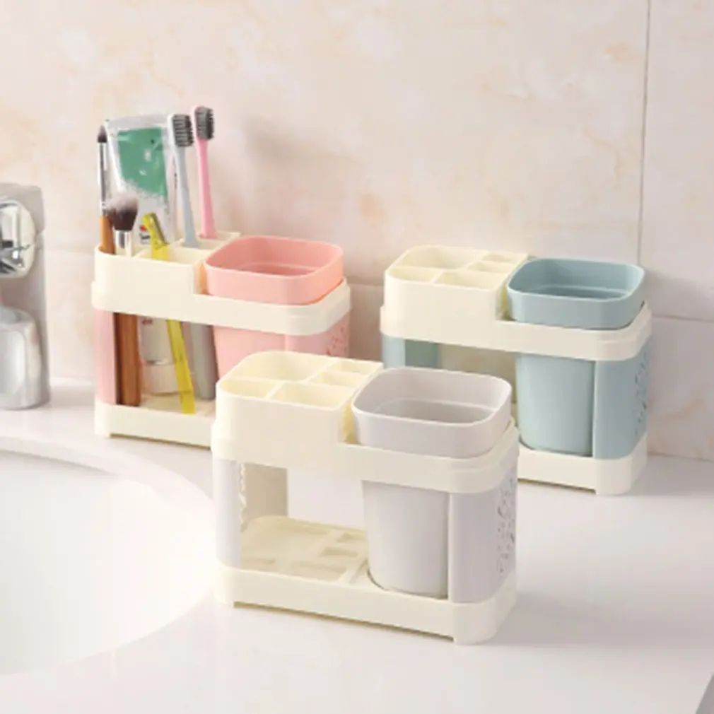 Creative Mouth Cup Bathroom Toothbrush Holder Washing Set Brushing Teeth Cylinder Toothpaste Rack Combination |