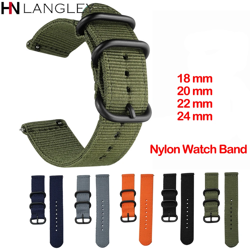 Холщовый нейлоновый браслет ремешок для Xiaomi Amazfit Stratos 2 2S Pace ремни Amazfit Bip часы ремешок для samsung gear S3 S2 Galaxy