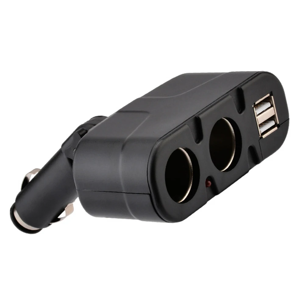 Раскладное двойное Порты USB сигареты Зажигалка Розетка Быстрая зарядка