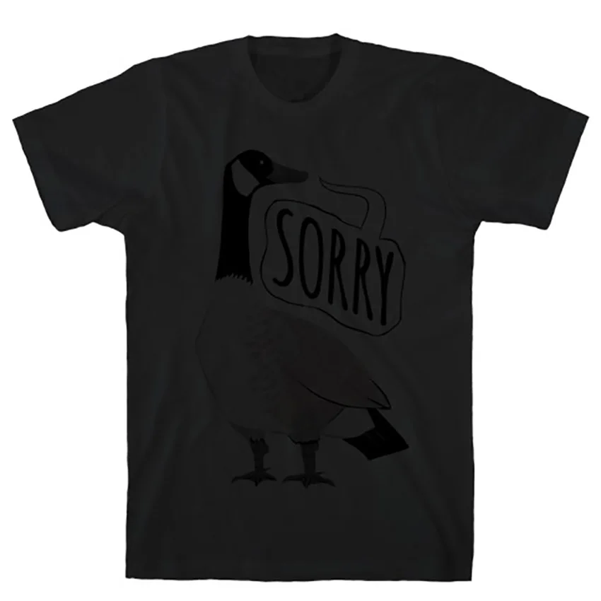 Футболка с изображением канадской гусины извините канадский юмор Квик хонк