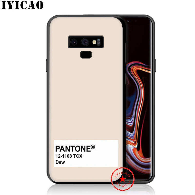 IYICAO Pantone милый художественный мягкий чехол для samsung Galaxy S10e S10 S9 S8 Plus S6 S7 Edge Note 10 9 8 TPU |