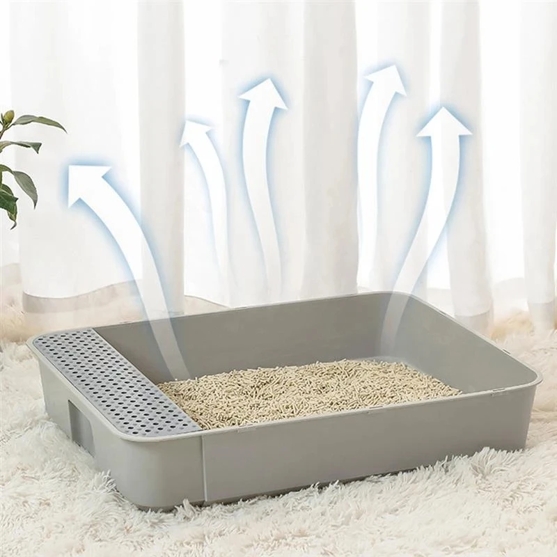 Контейнер для туалета кошек полузакрытый туалет домашних питомцев собак и лоток