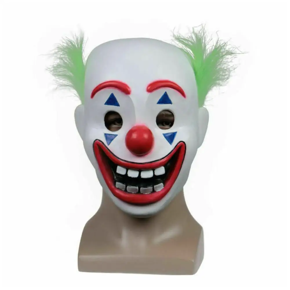Clwon Joker Joaquin маска Феникса косплей реквизит ПВХ Бэтмен Хэллоуин маски Джокер