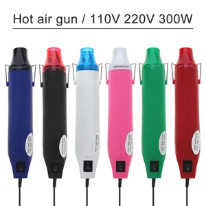 Тепловая пушка 110 В220 В, пистолет с горячим воздухом, Электрический Электроинструмент сделай сам с поддерживающим сиденьем, вилка Европейскогоамериканского стандарта
