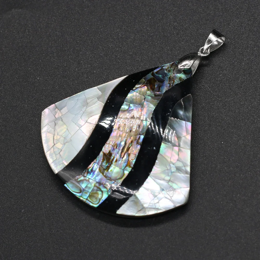 

Natural Shell Pendant Mother of Pearl Charms Pendants For Jewelry Making DIY Earring Necklace Women Fashion Gifts Size 40X55mm