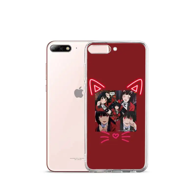 

Anime Kakegurui Jabami Yumeko Phone Case Transparent for iPhone Samsung A S 11 12 6 7 8 9 10 20 Pro X XS Max XR Plus lite