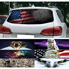 Наклейка на заднее стекло автомобиля UTE 135x36 см, ужасные узорные наклейки, виниловые автомобильные задние зеркальные декоративные фольги