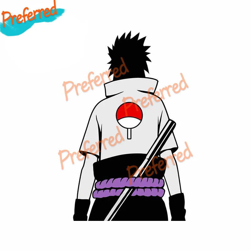 Наклейки на машину с символами клана Ниндзя Учиха устойчивые к царапинам