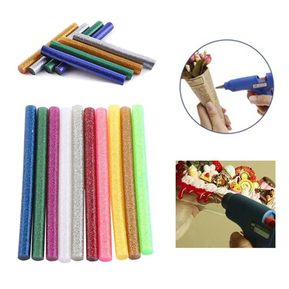 Клеевой пистолет 100/200 мм для рукоделия сверкающие клеевые палочки ремонта вмятин