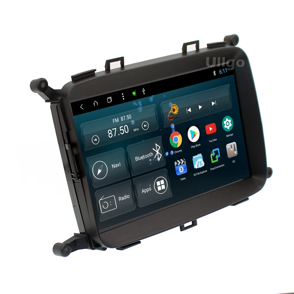 9 дюймов Восьмиядерный Android 0 автомобильный DVD GPS для Kia Carens 2013 + авторадио головный
