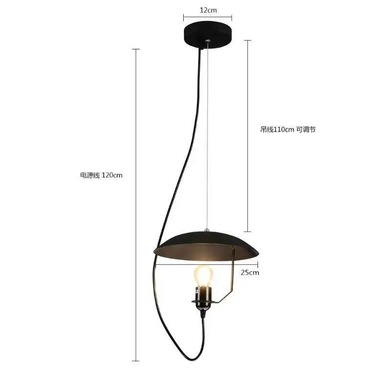 Современный подвесной светильник для столовой винтажная Подвесная лампа