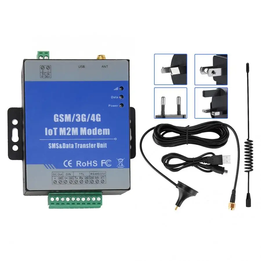 100 240 В D223 GSM/GPRS RS485 последовательный порт для GPRS IOT M2M модем Прозрачная передача