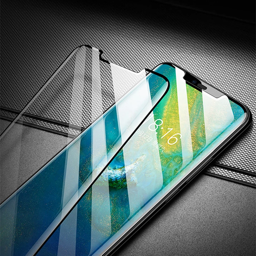 3D закаленное стекло с изогнутыми краями для LG G7 ThinQ V30 V40 полное покрытие