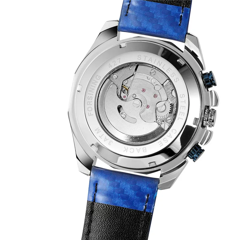 FORSINING автоматические механические мужские наручные часы военные спортивные Топ