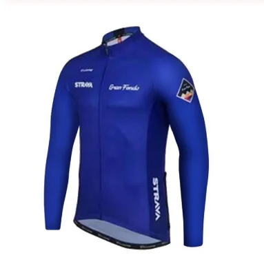 Long jersey 10 STRAVA осень с длинным рукавом Велоспорт Джерси костюм ropa ciclismo велосипедный костюм горный велосипед Джерси форма 20D - Цвет: Long jersey 10