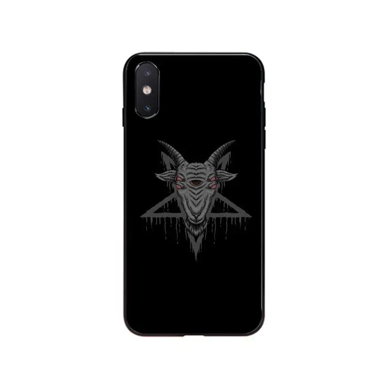 

Goat Head Satan Art Phone Cases For iPhone 12 12mini 12Pro 11 ProMax XS MAX X XR SE2 8 7 6 6S Plus 5S SE