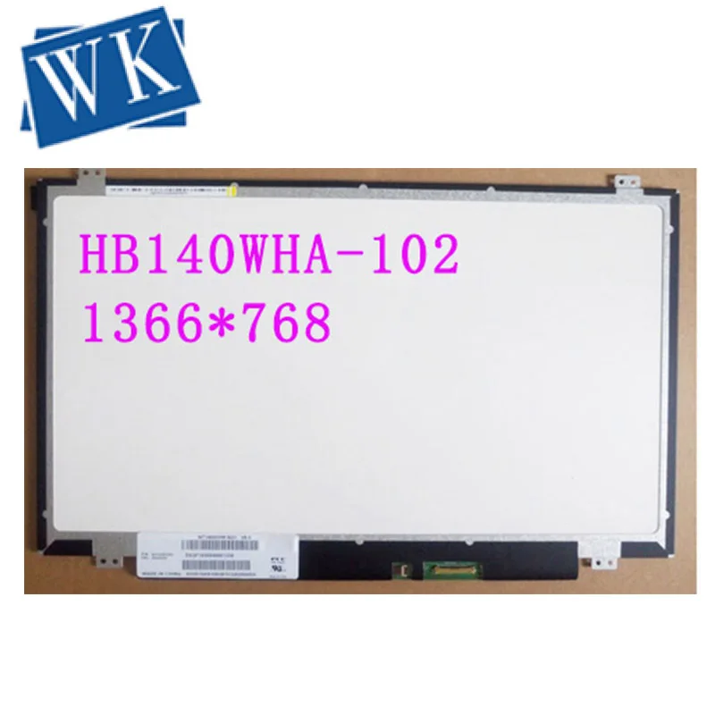 ЖК дисплей с сенсорной матрицей для ноутбука BOE светодиодный экран HB140WHA 102 14 0