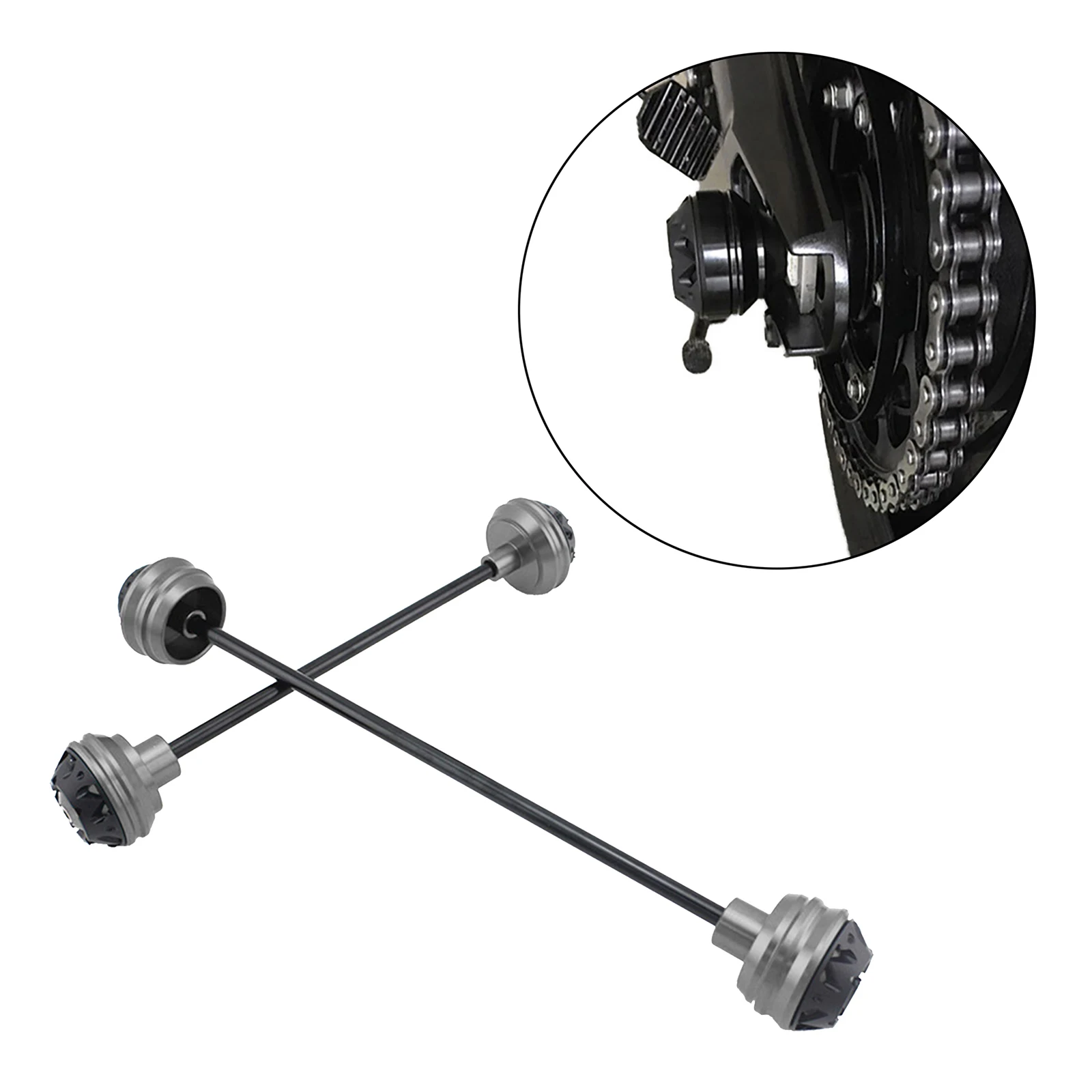 Aluminum Alloy Motorcycle Wheel Fork Axle Frame Sliders for BMW HP4 S1000RR S1000R 2009-2016 |