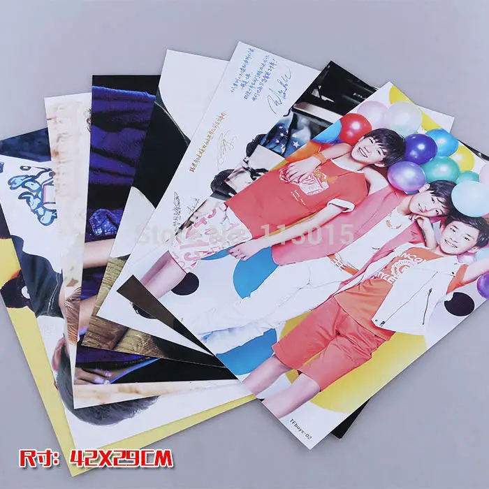 

Плакаты с тиснением, размер 42x29 см, 8 шт./лот