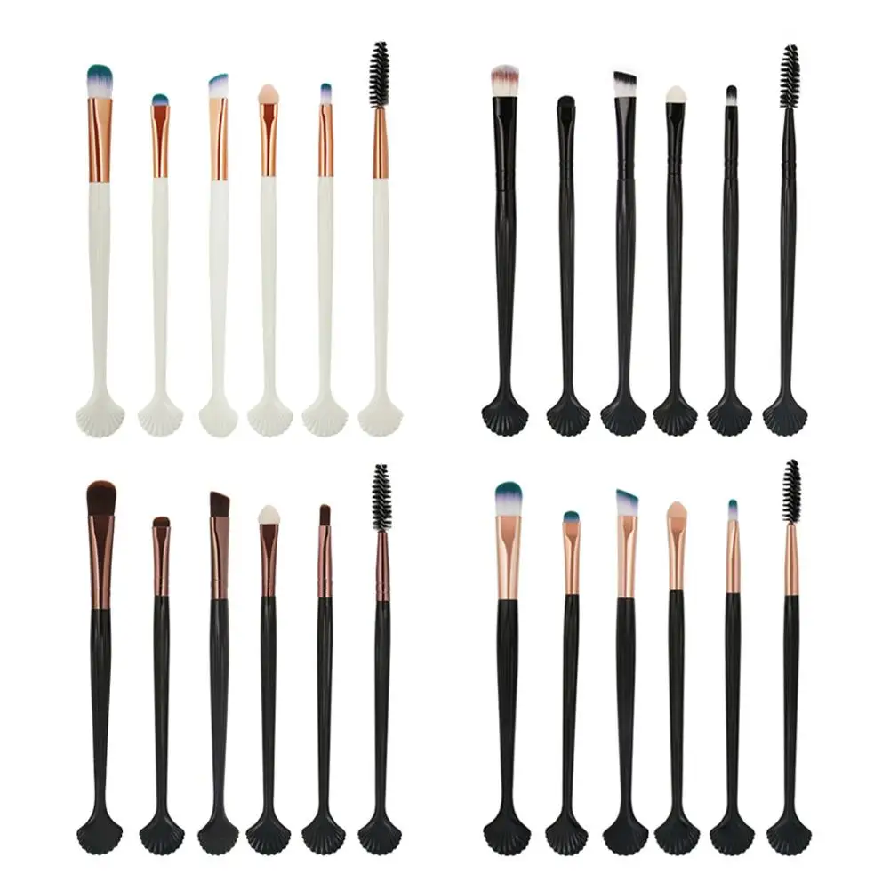 

6pcs Makeup Brushes Pro Pink Brush Set Powder EyeShadow Blending Eyeliner Eyelash Eyebrow Make up Beauty Cosmestic Brushes