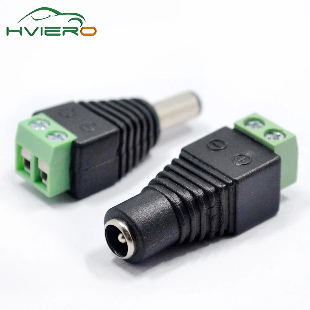 10х Бесплатная пайка 2 контаксветодиодный светодиодная полоса разъем постоянного