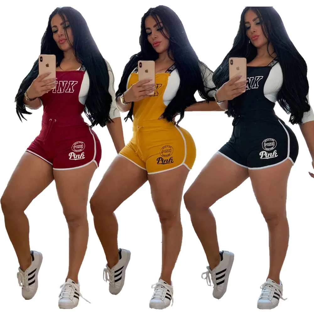 

New 2020 Fashion Women's Jumpsuit Sexy Women Print Playsuit Women Rompers Summer Sleeveless Beach Casual Women Clothes