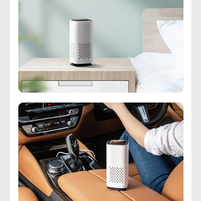 

SANQ Air Purifier Negative Ion USB Smoke and Dust Removal Small Household Office Car 5V Negative Ion Purifier